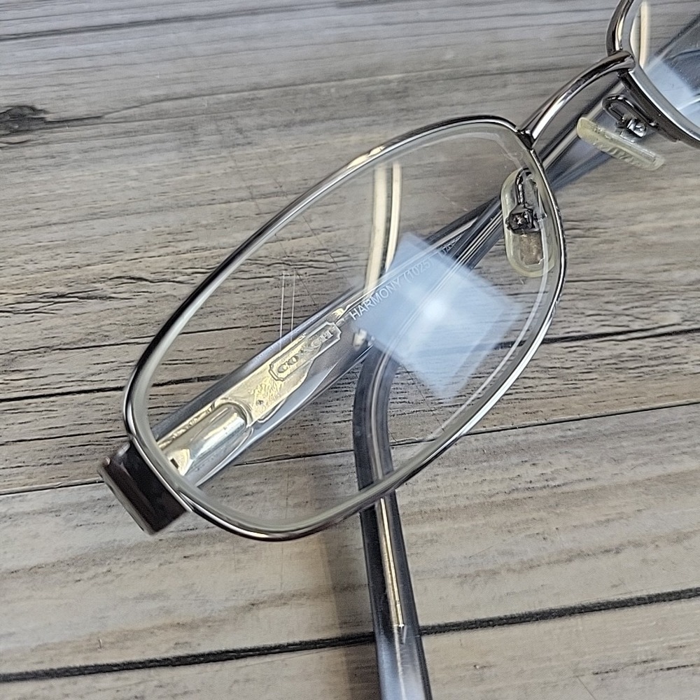 Coach HARMONY 1025 Gunmetal Eyeglasses Frames Only 51-17-135 Rectangular - Picture 13 of 13
